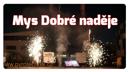 Ohňostroj Mys Dobré naděje